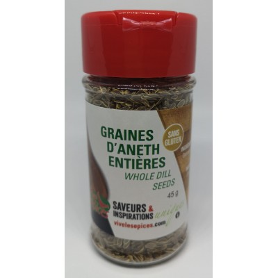 Graines d'aneth entières 45G